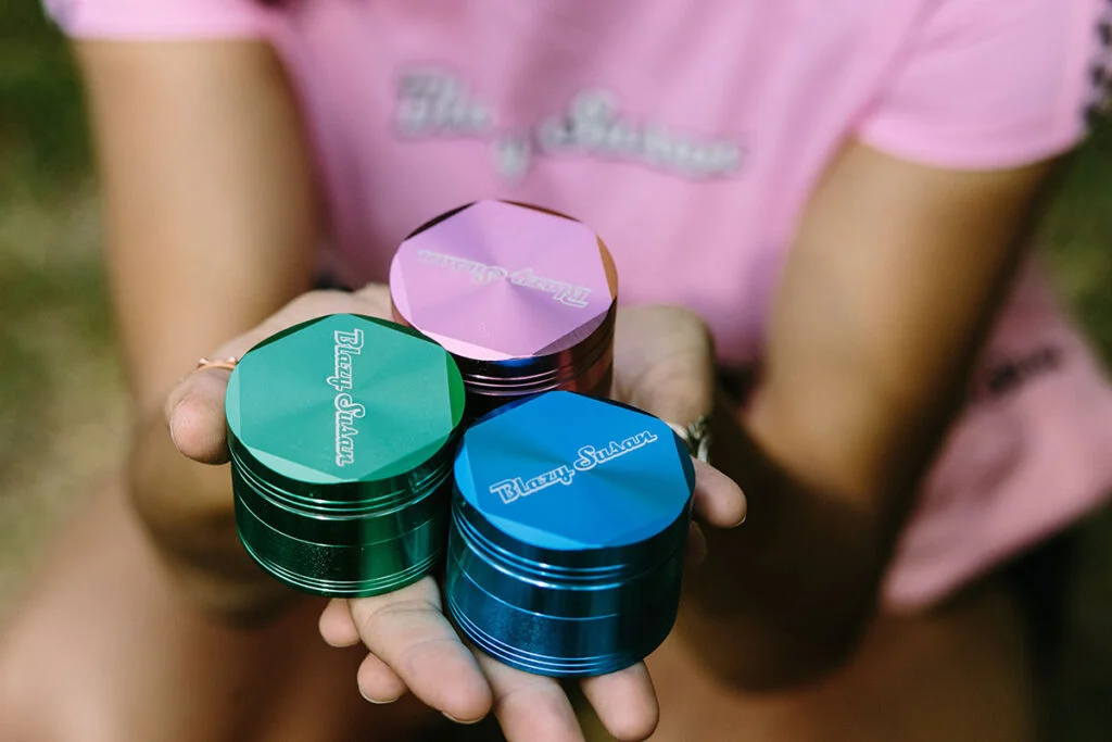 Blazy Susan 4-Piece Aluminium Grinder