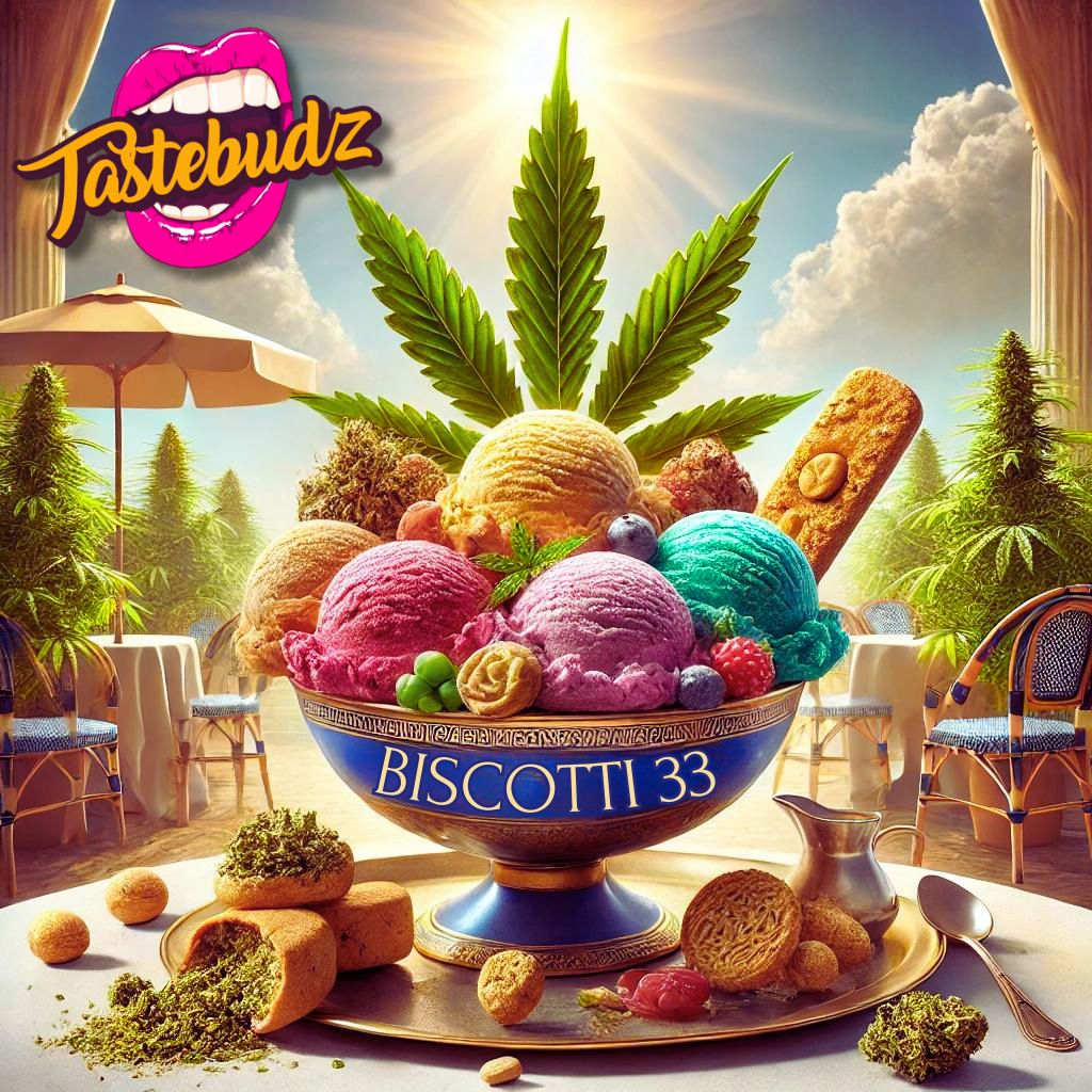 Biscotti 33 Strain Autoflower Seeds by Tastebudz