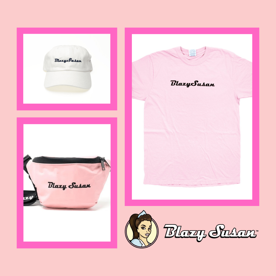 Blazy Susan Clothing Bundle, T, Bag & Hat
